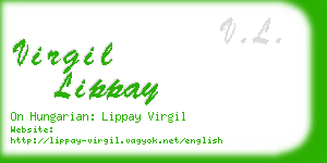 virgil lippay business card